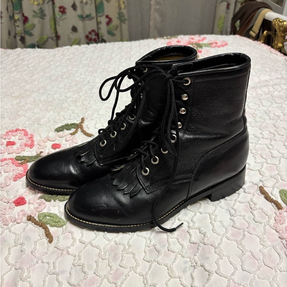 Cowboy Boots Justin Lace Up Boots For Women Justin Women's Work